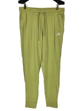 Nike Sportswear Jogger Pants Women's L Alligator Green Cotton Tapered Sweatpants